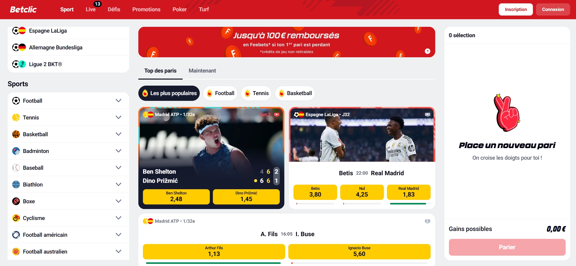 Betclic casino en ligne fiable France – cotes boostées et cashout 2026