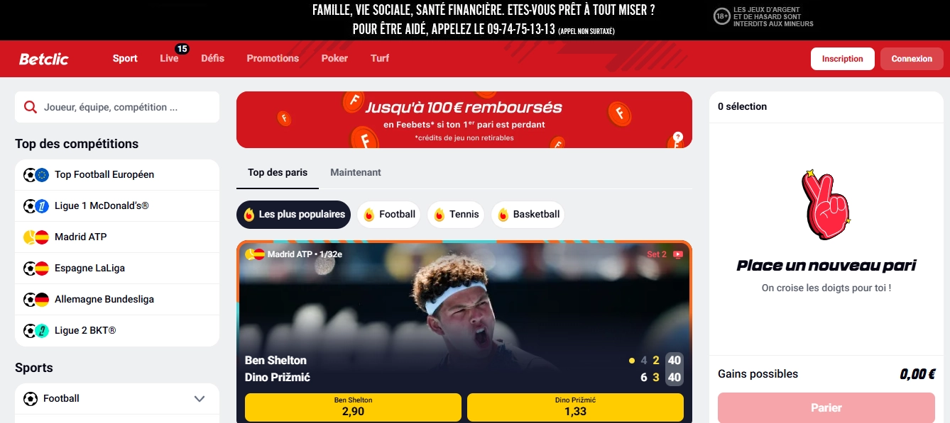 Betclic jeu casino en ligne fiable – expérience mobile et retraits 2026