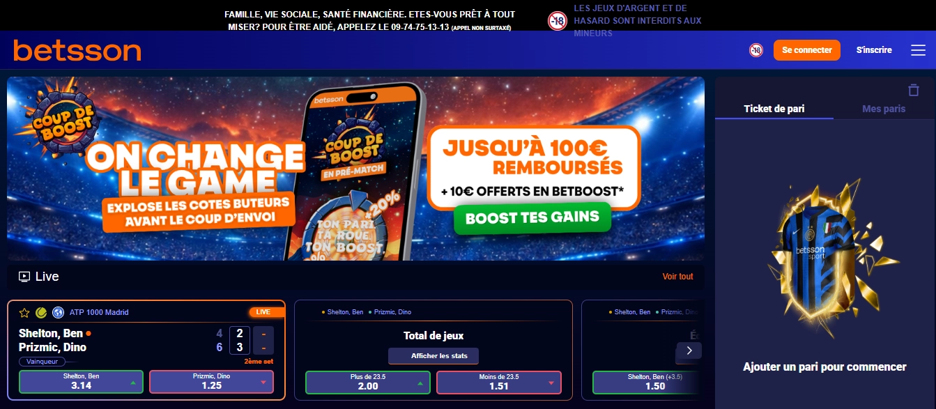 Betsson jeu casino en ligne fiable – licence ANJ et sécurité 2026