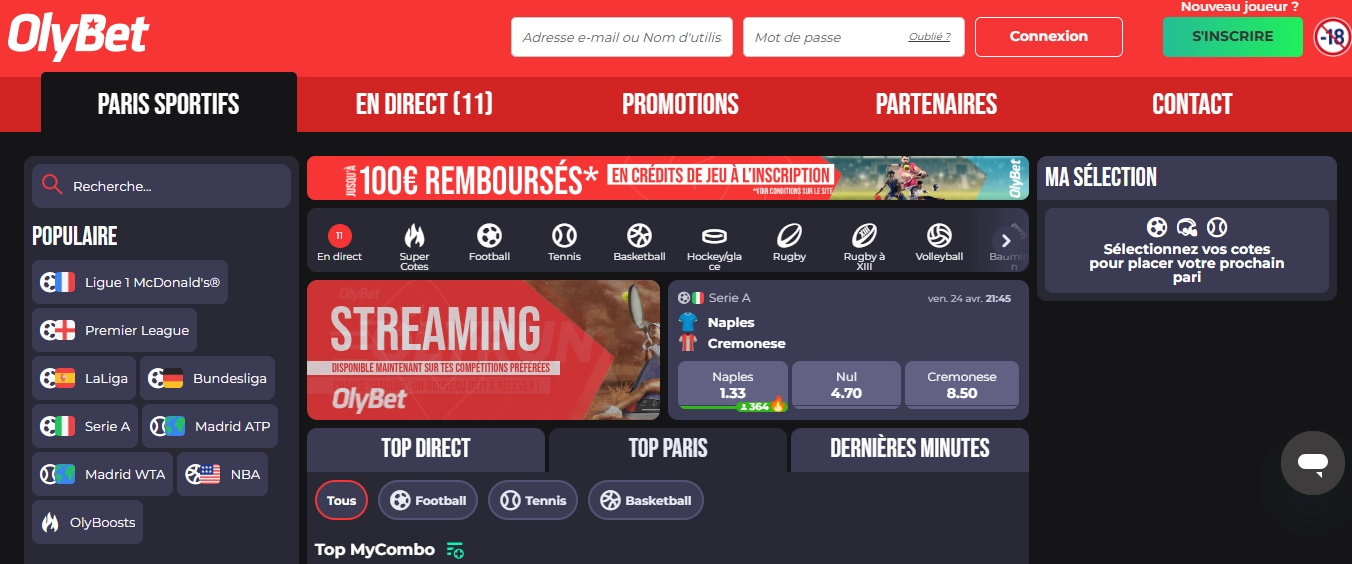 Olybet jeu casino en ligne fiable – sports nordiques et cotes 2026